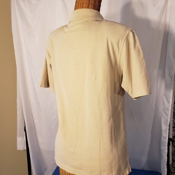 Ladies CB COASTAL Knit Golf Shirt in Tan - S - Picture 3 of 4